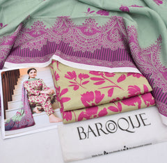 Classic Karandi 3pc Set – Shirt, Pants & Dupatta